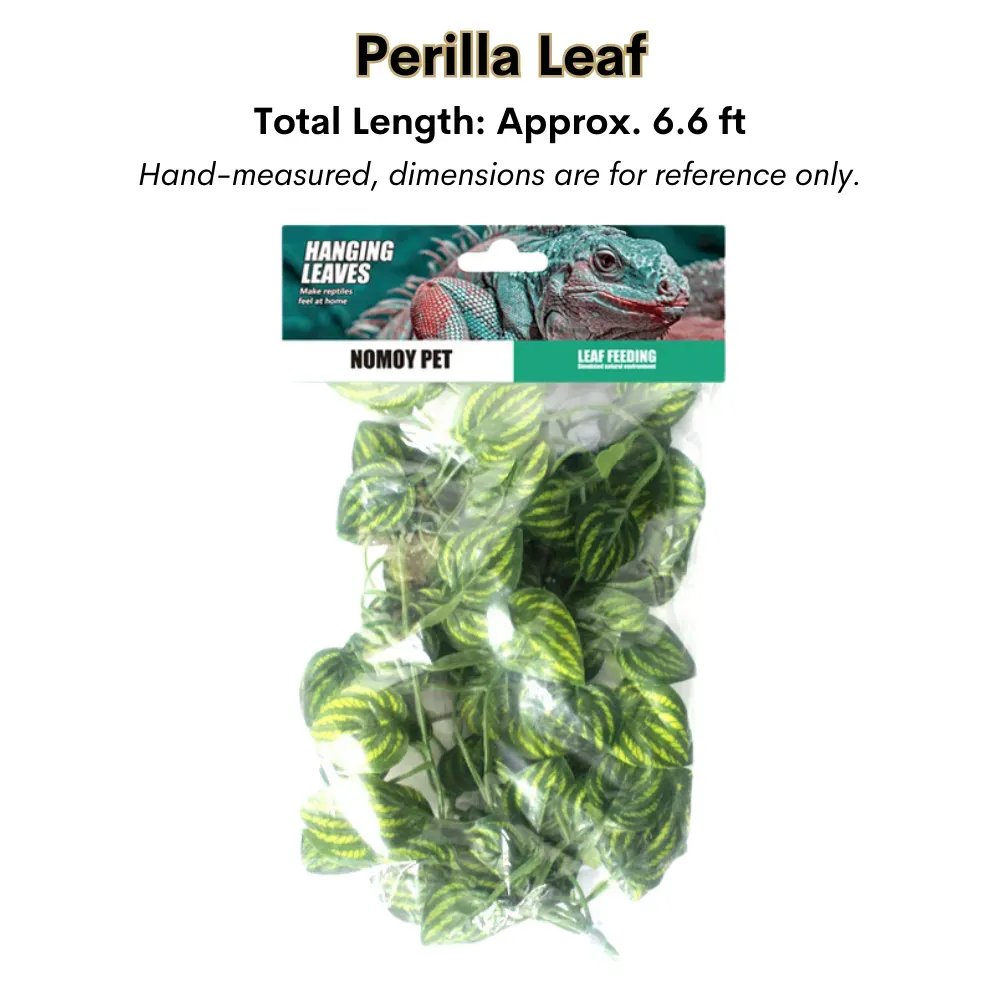 Lifelike terrarium foliage for chameleons and geckos (2) Natural-style greenery for reptile enclosures