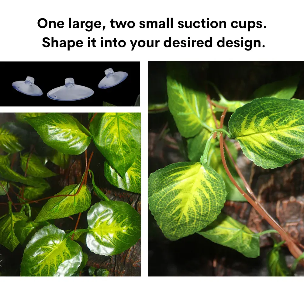 Reptile vivarium jungle theme accessories