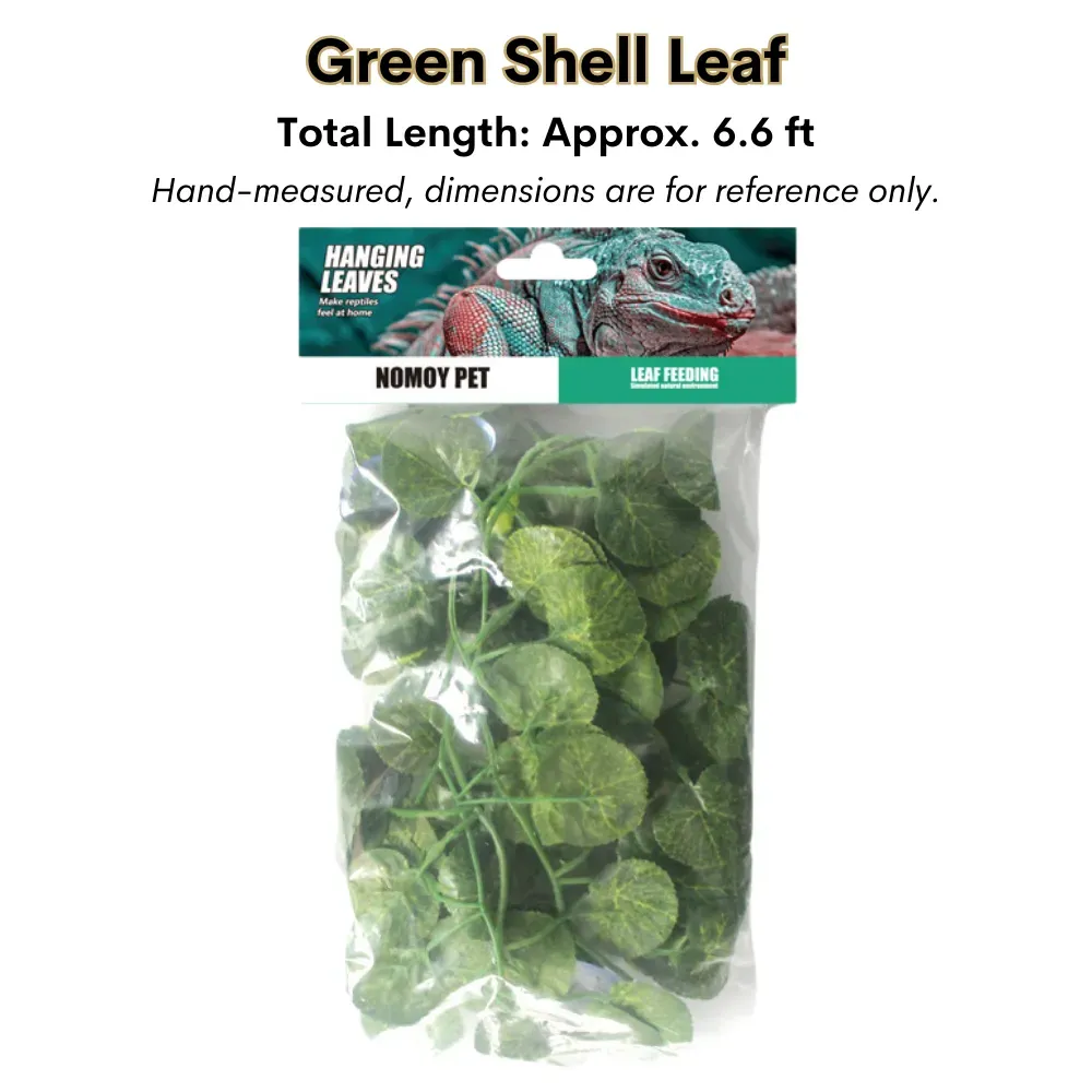 Easy mount artificial vines for exotic pets