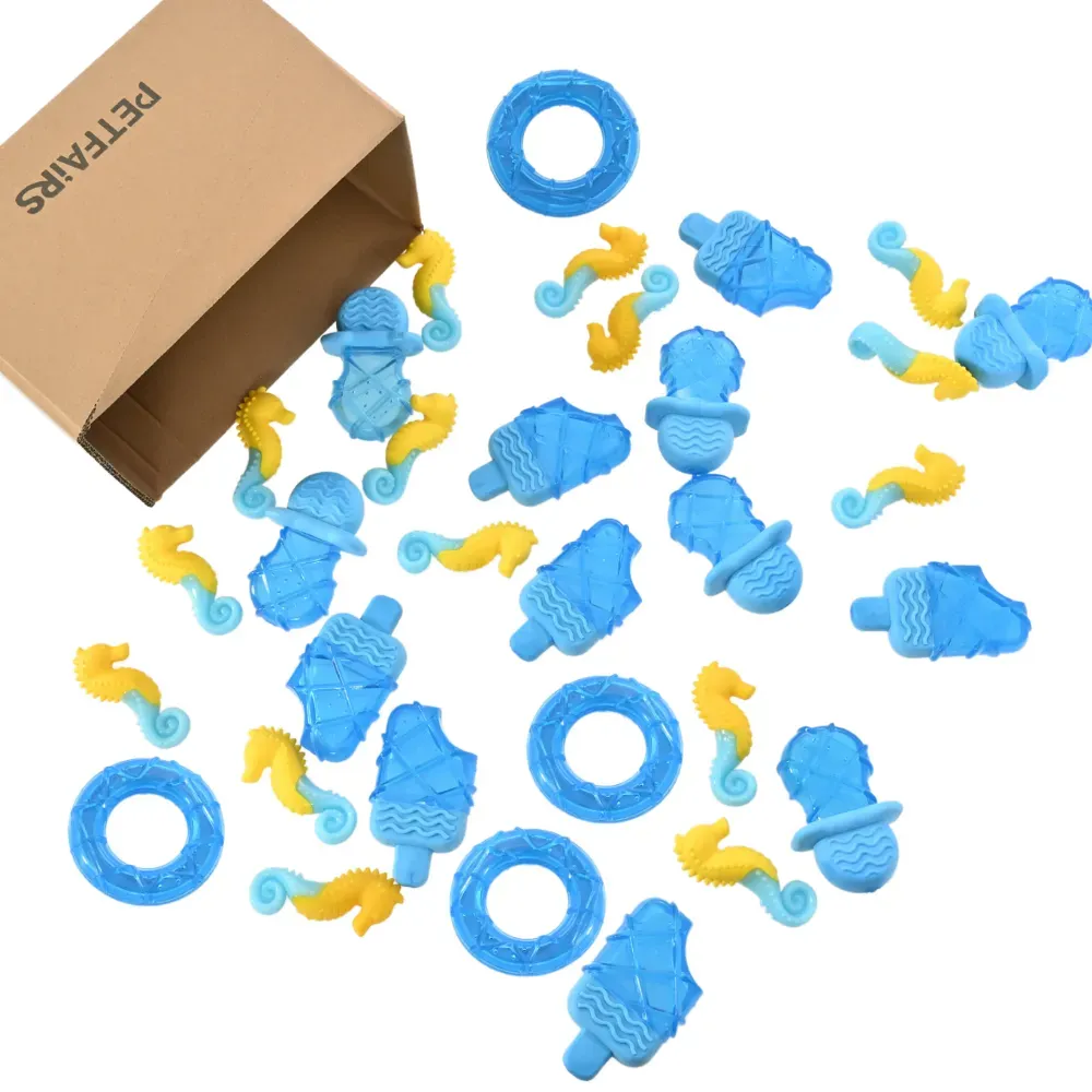 summer mix sample box water fill pet toy wholesale
