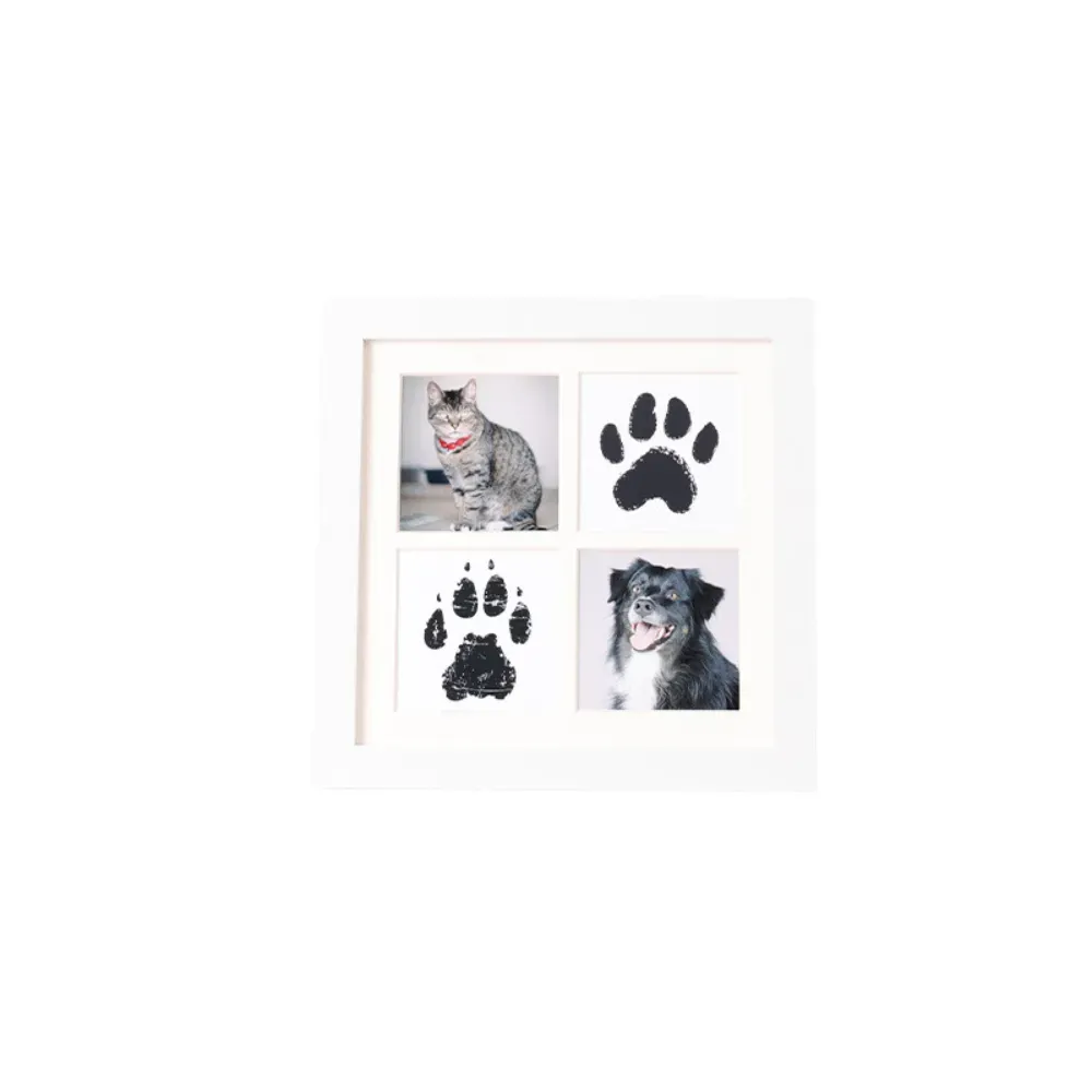 Dog Pet Paw Print Picture Frame Dog Pet Paw Print Picture Frame