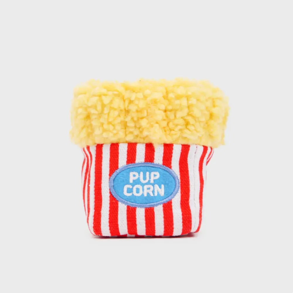 Popcorn Shaped Squeaky and Crinkle Dog Toy