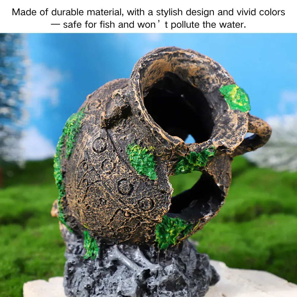 Enhances fish tank aesthetics and hiding functionality