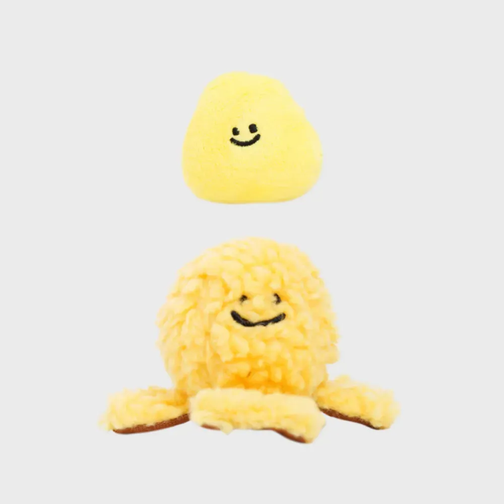 Popcorn Shaped Squeaky and Crinkle Dog Toy