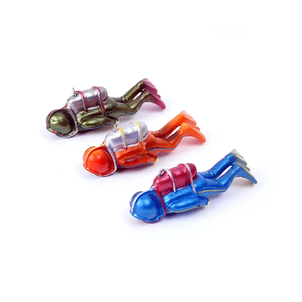Creative floating diver decoration for aquariums (4) Suitable for freshwater and saltwater tanks