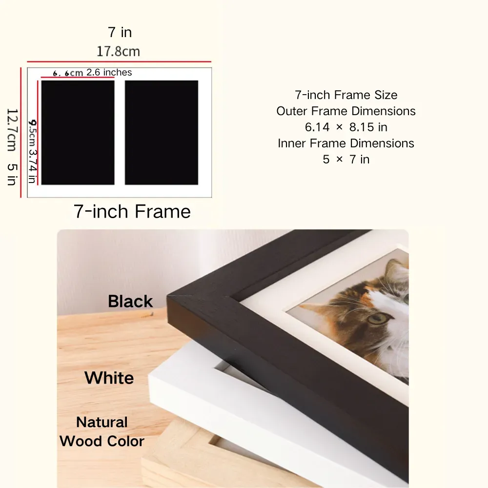 Cat Pet Paw Print Picture Frame Cat Pet Paw Print Picture Frame