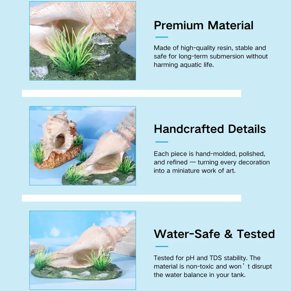 Durable resin material safe for aquatic environments
