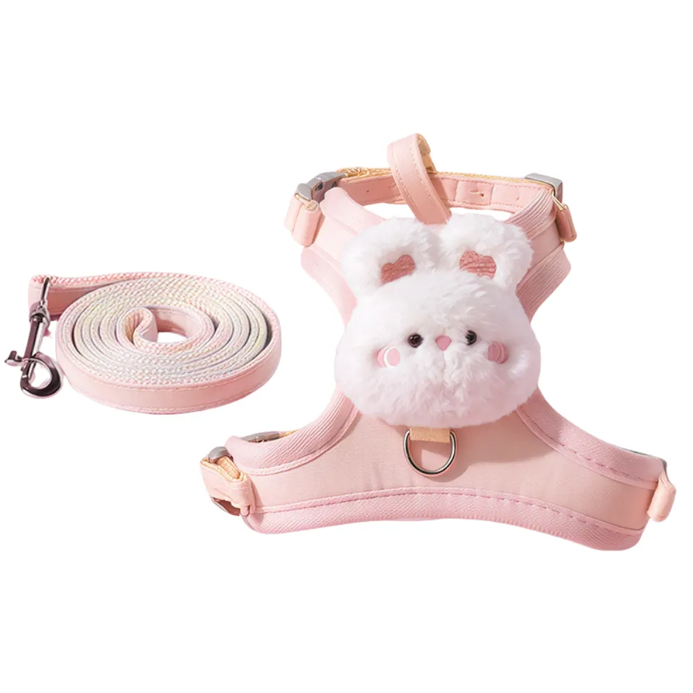 Cute Plush Decorated Dog Leash