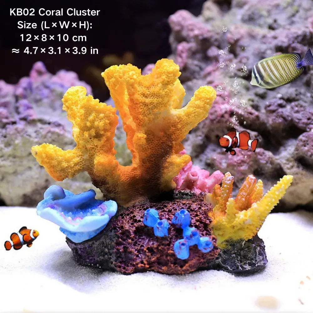 Coral reef ornaments made for freshwater and marine tanks