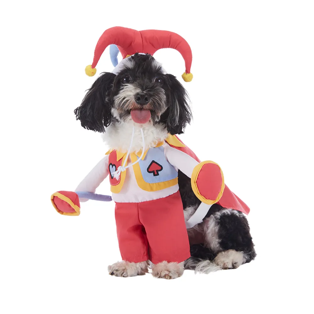 Red Clown Cosplay Dog Costume Red Clown Cosplay Dog Costume