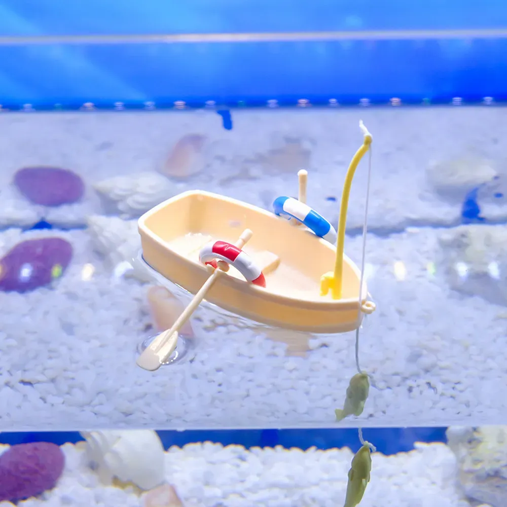 Fun and unique fish tank float accessory for stores