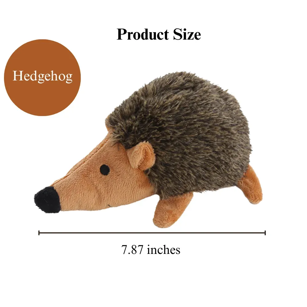 hedgehog shape pet toy