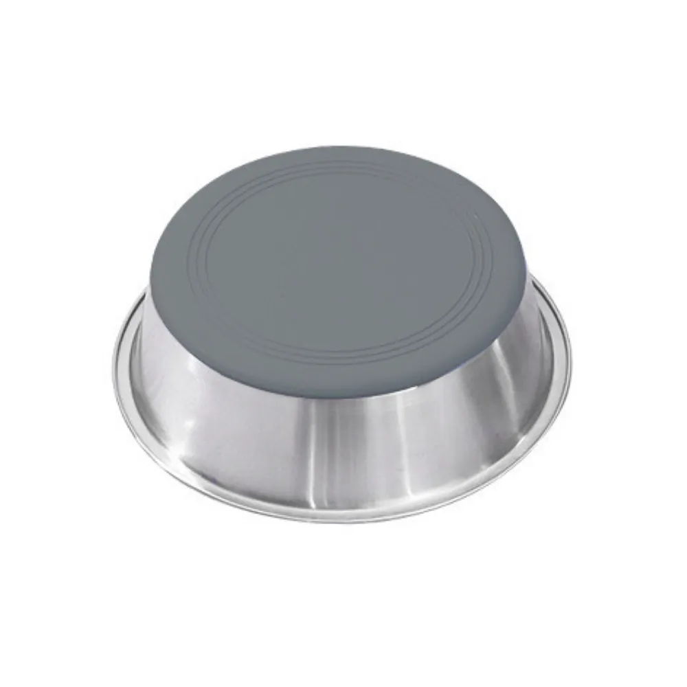 Grey Nonslip Dog Bowls Grey Nonslip Dog Bowls