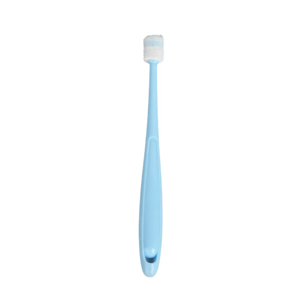 silicone pet toothbrush reusable pet toothbrush