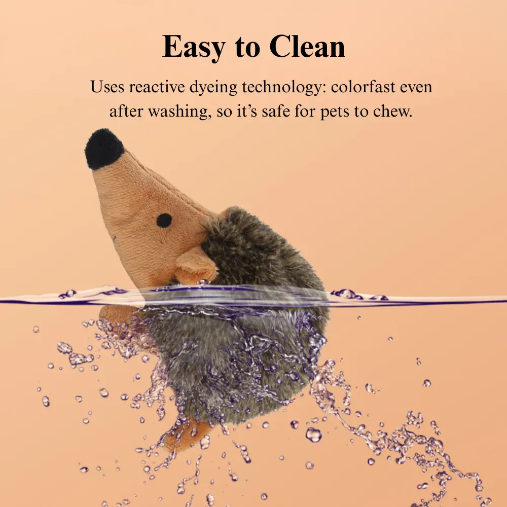washable plush toy dog