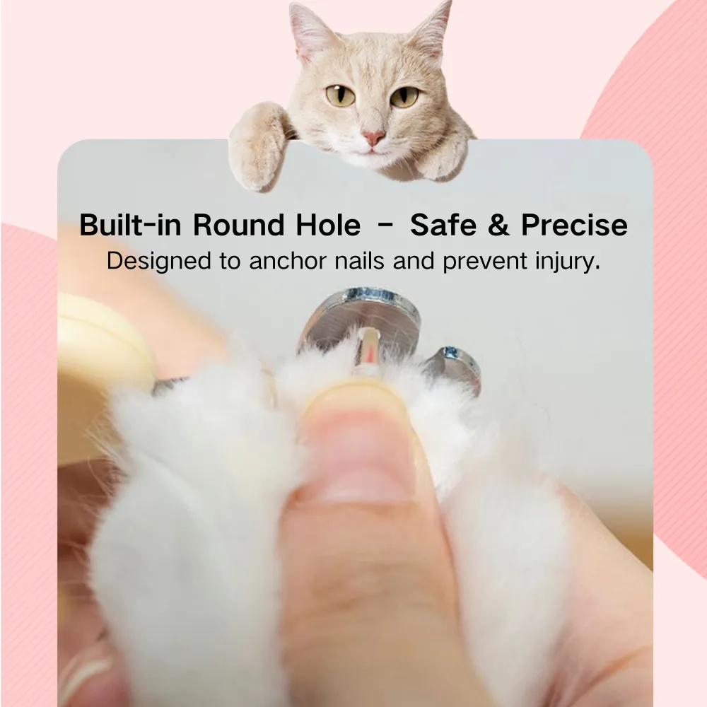 1PC Safe Pet Nail Clipper with Heart Decor