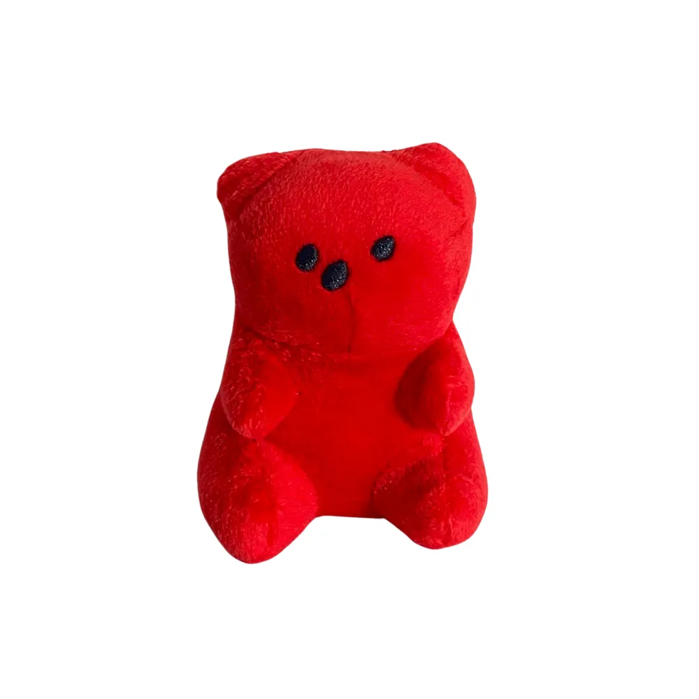 1PC Adorable Gummy Bear Squeaky Plush Pet Toy