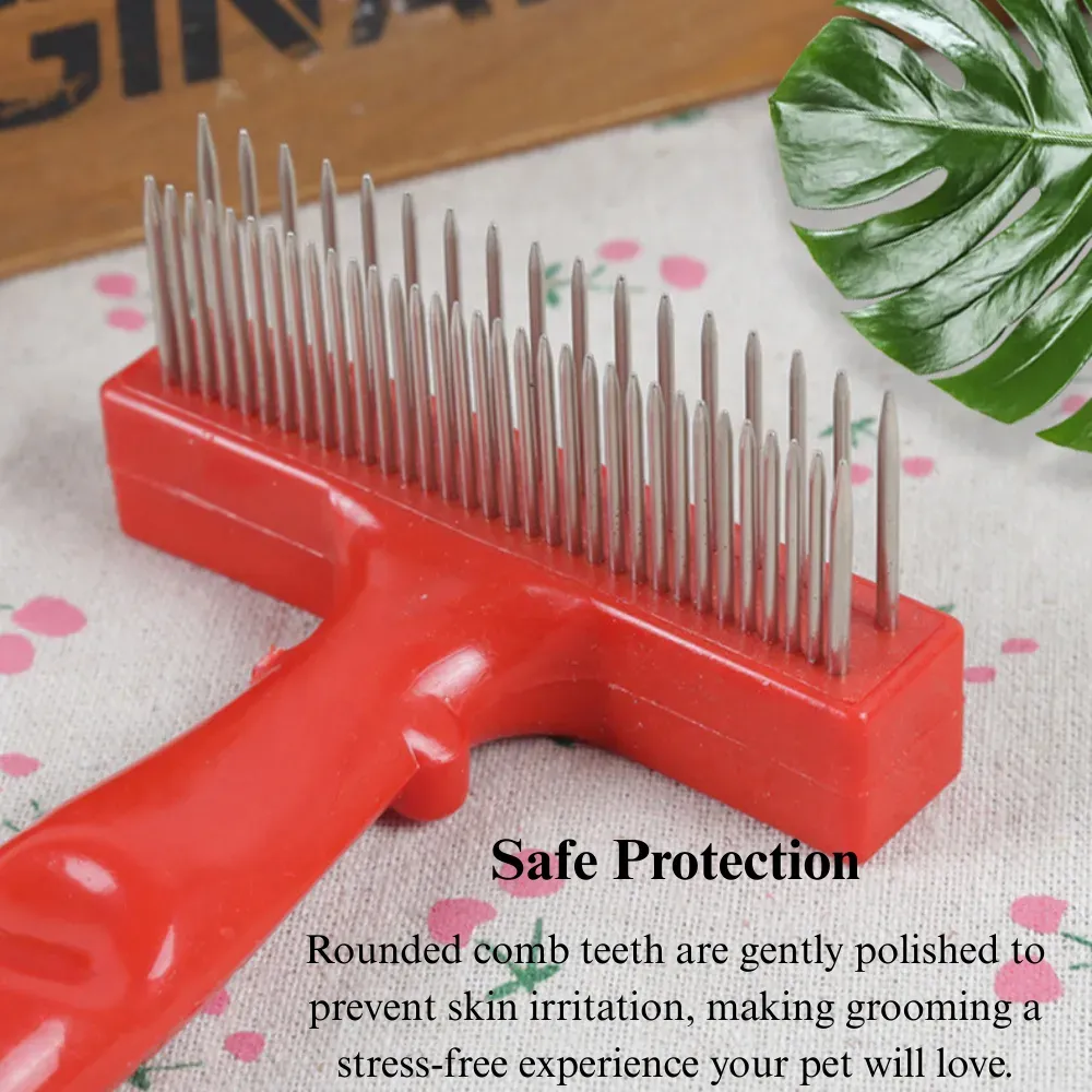 double row pet comb pet grooming double comb