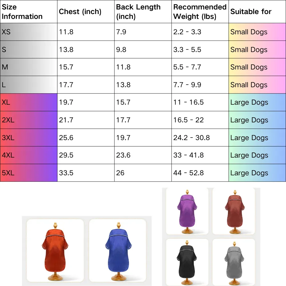 Available in multiple sizes to accommodate different breed sizes—buyers are advised to check sizing chart carefully as the product runs small.