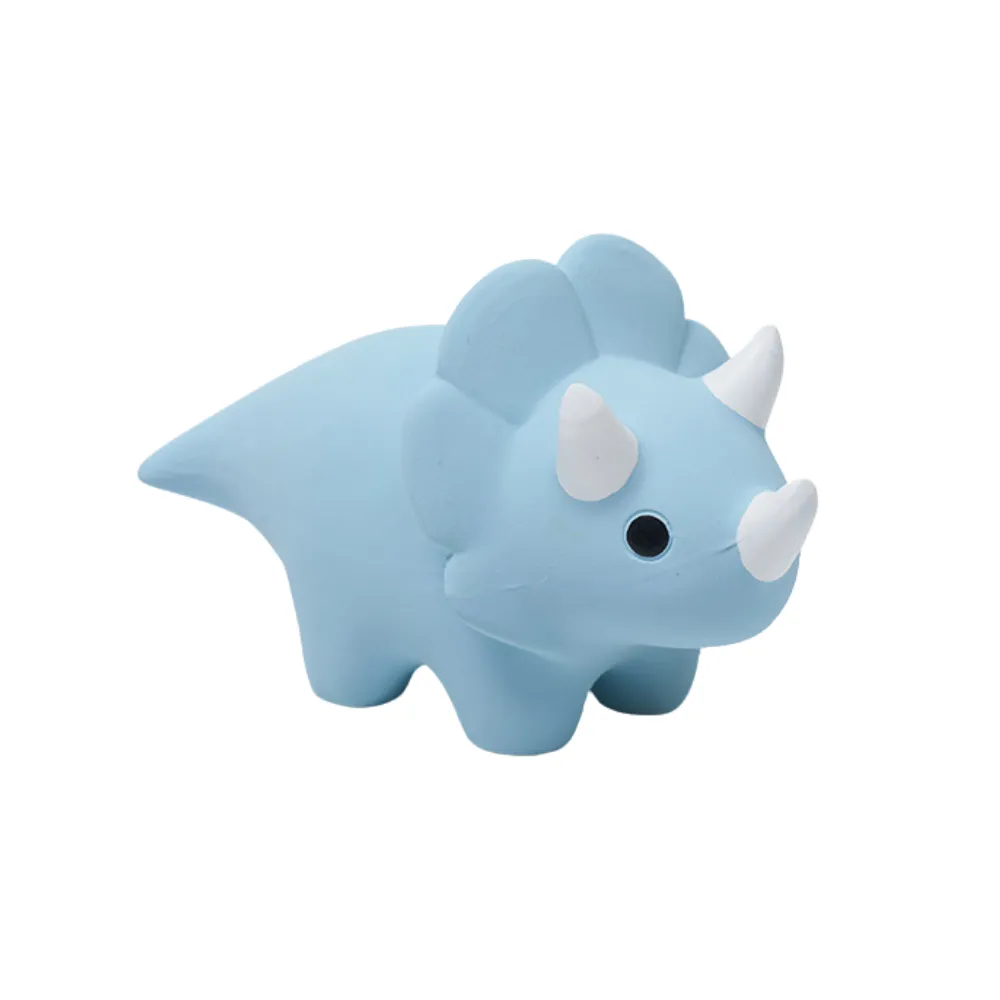 Latex Blue Dinosaur Design Squeaky Chew Toy for Dogs Latex Green Dinosaur Design Squeaky Chew Toy for Dogs