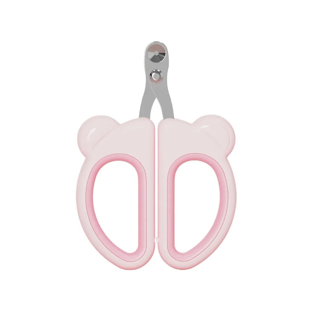 Cute Bear Design Cat Claw Clipper with Safe Positioning Hole