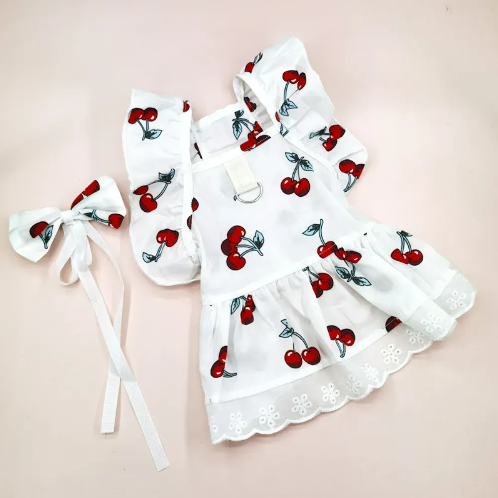 "Comfortable, breathable pet dress set with secure and easy-to-use closures."