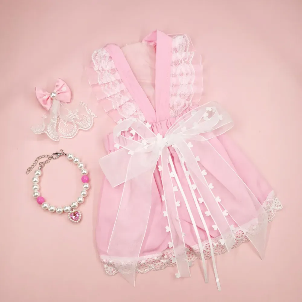 "Perfect pet dress set for parties, birthdays, photoshoots, and special occasions."