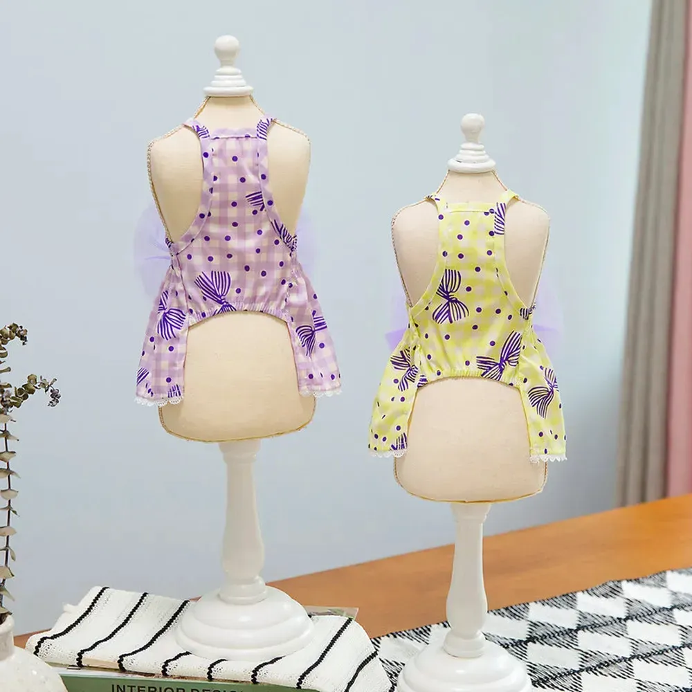 "Lightweight pet party skirts for wholesale distribution – a must-have for spring/summer retail catalogs."