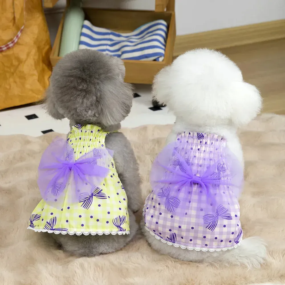 "Lightweight pet party skirts for wholesale distribution – a must-have for spring/summer retail catalogs."