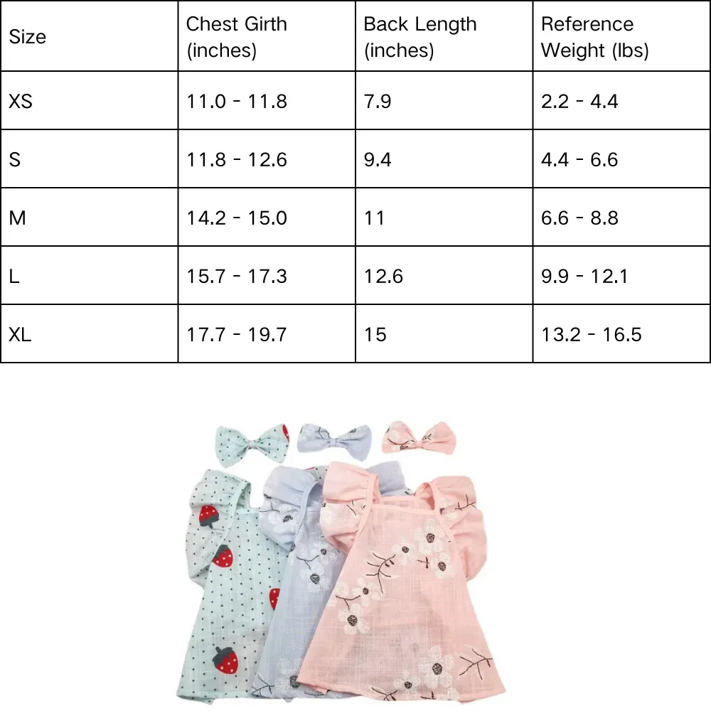 dog clothes dresses (8) "Elegant pet dress with flower print and hair accessory for boutique fashion collections."