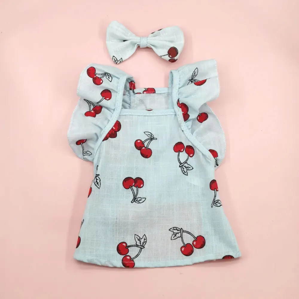 dog clothes dresses (4) "Breathable and lightweight dog dress set perfect for events and everyday charm."