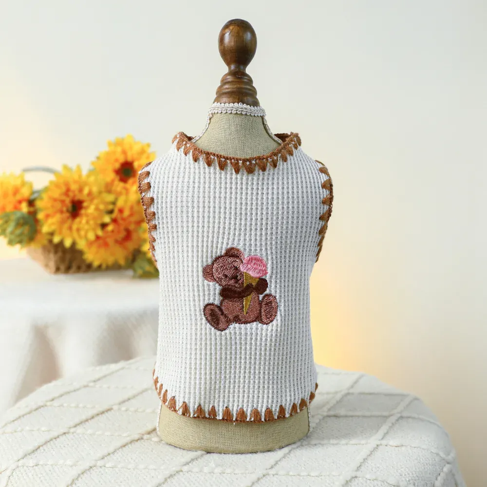 dog vest (5) "Soft fabric pet vest suitable for spring and summer collections."