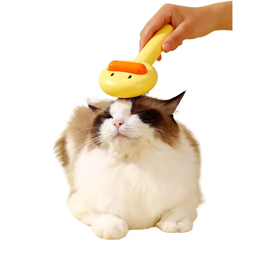 "Durable and ergonomic pet grooming brush with a playful design – makes grooming fun for both pets and owners."