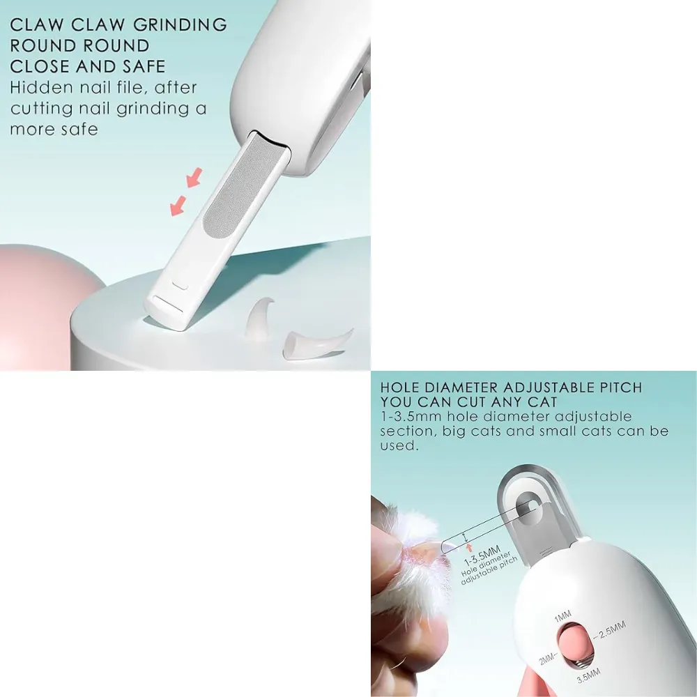 "Contemporary pet grooming clipper with round blade – lightweight, compact, and retail-ready."