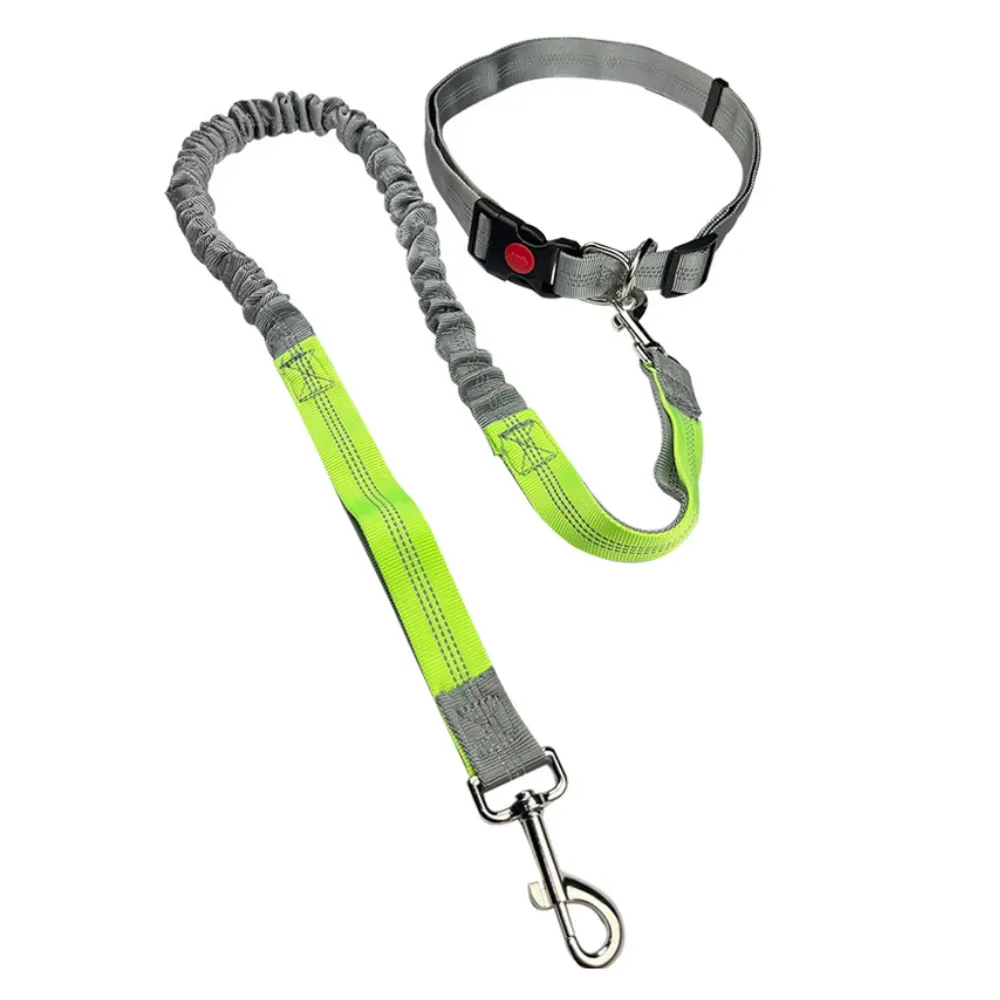 Hands Free Adjustable Dog Leash Belt for Outdoor Use