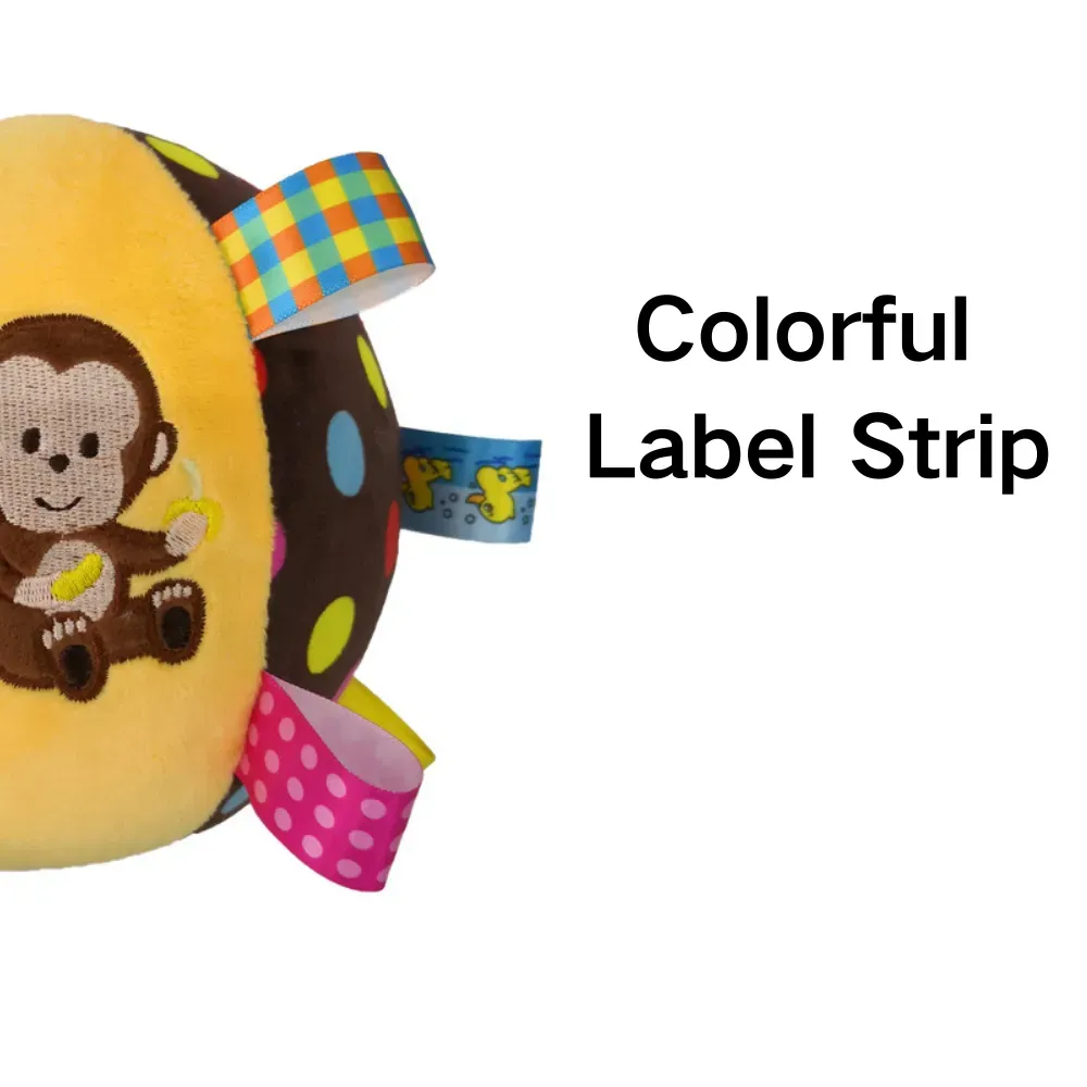 Monkey Pattern Pet Plush Ball Toy Monkey Pattern Pet Plush Ball Toy