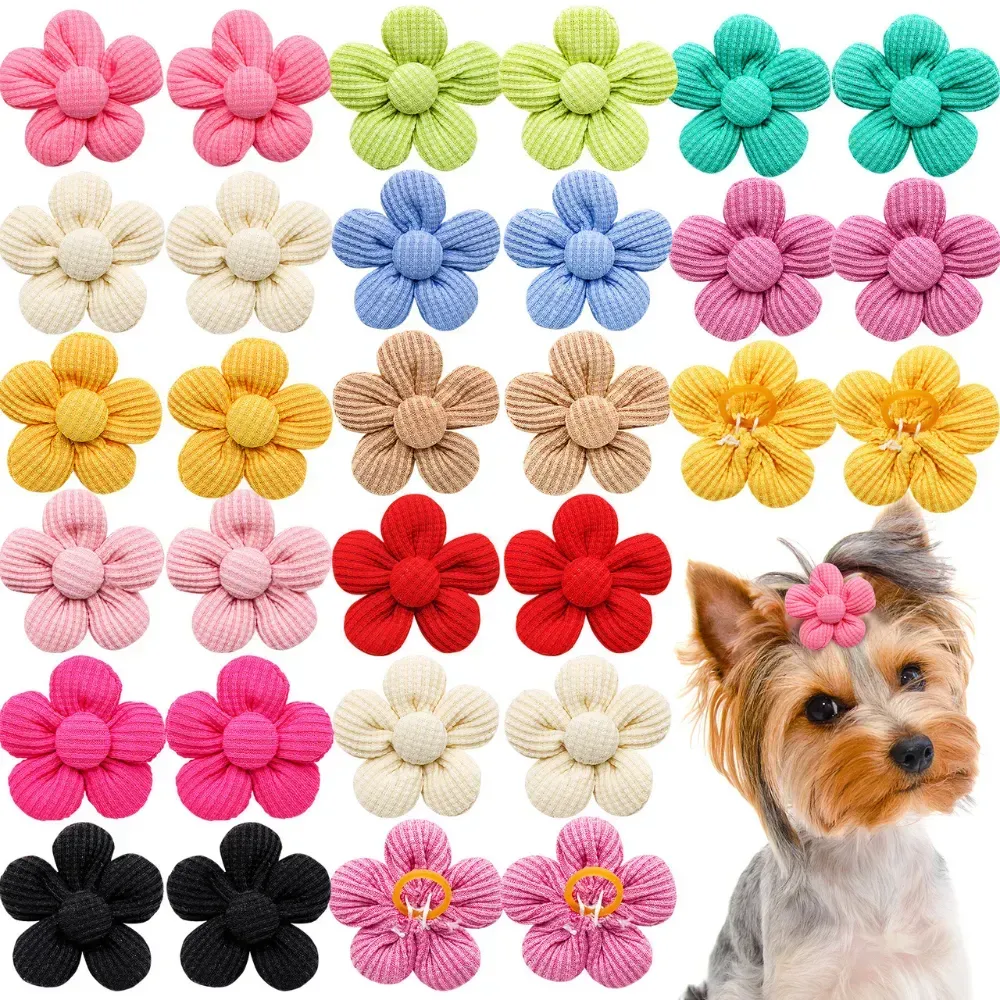 Pet Floral Hair Clips