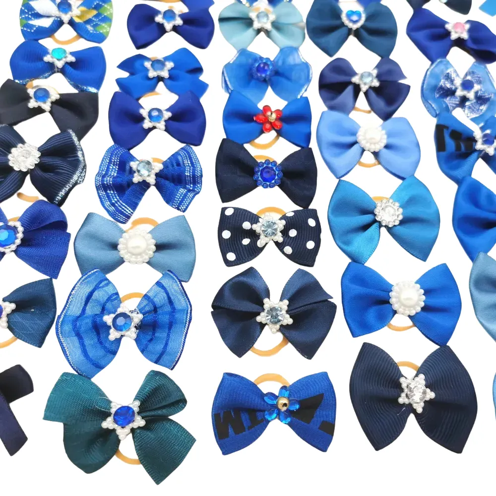 Blue Pet Hair Decorations
