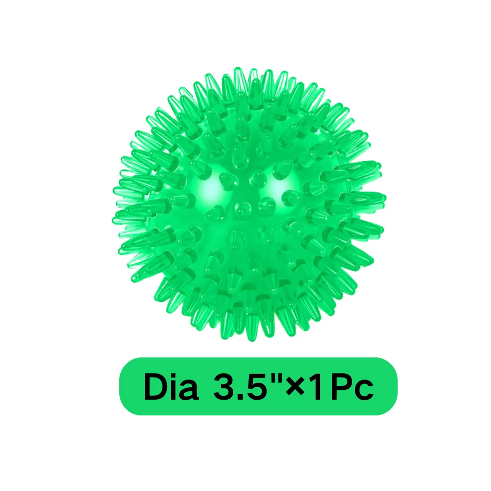 Green Dog Squeaky Balls