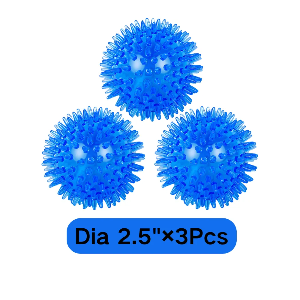 Blue Dog Squeaky Ball 3pcs