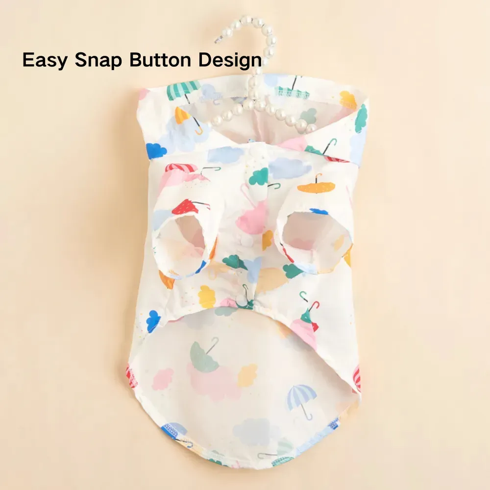 Umbrella Pattern Dog Raincoat bulk Umbrella Pattern Dog Raincoat bulk