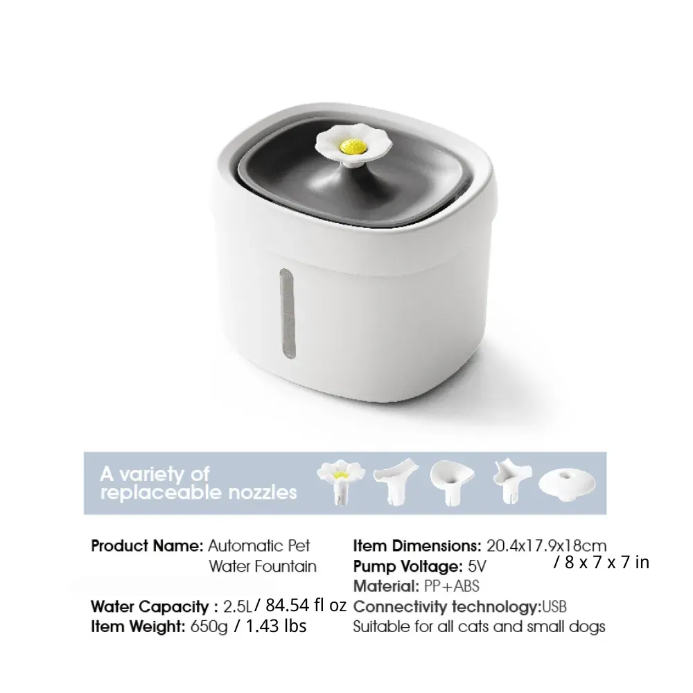 Automatic Pet Fountain Cat