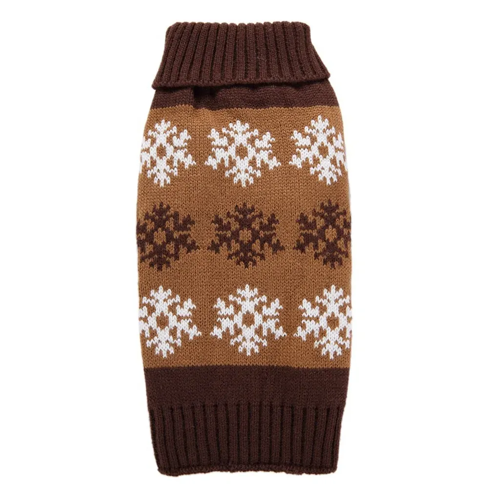 Dog Christmas Sweater brown