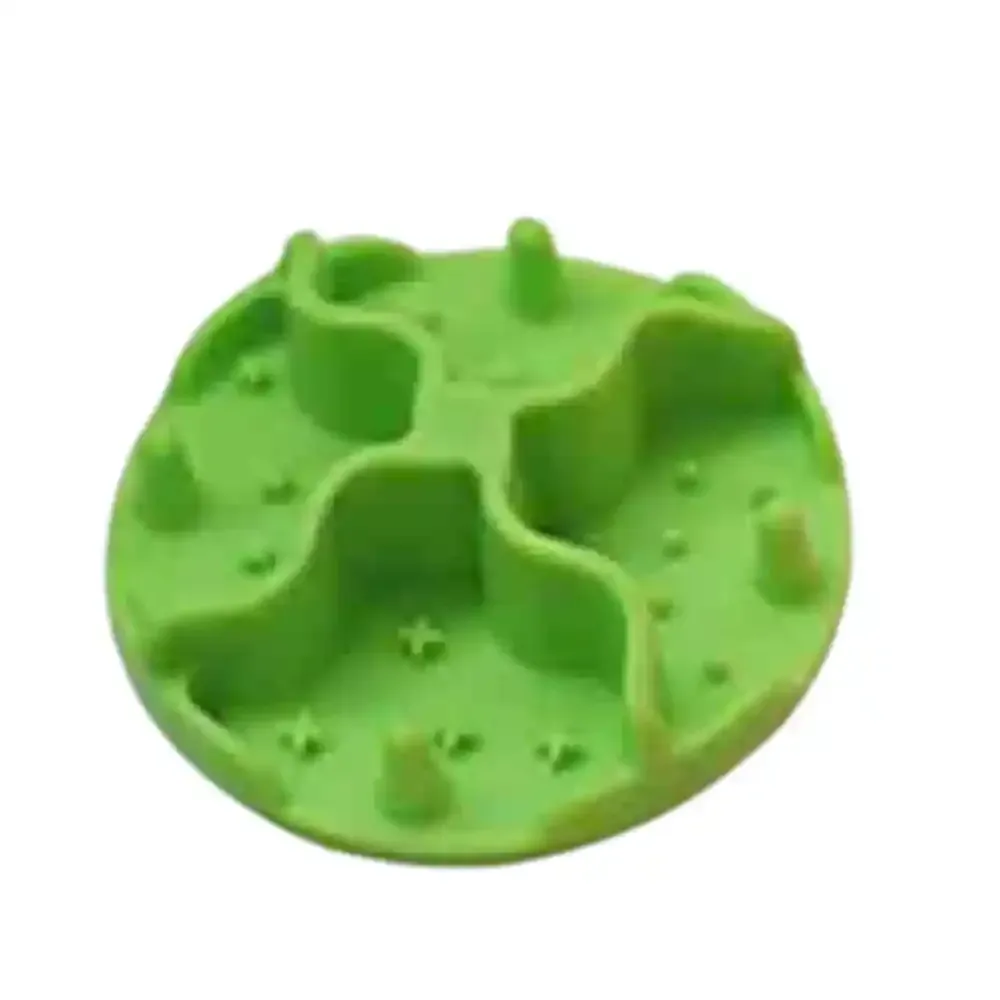 silicone slow feeder-green
