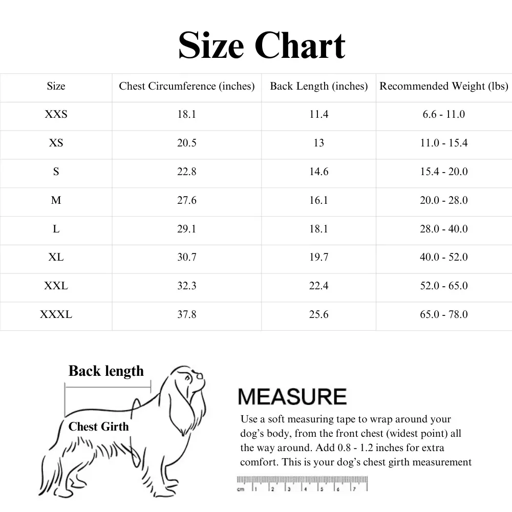 Thick Warm Cotton Jacket for Dogs Four-Legged Winter Clothes