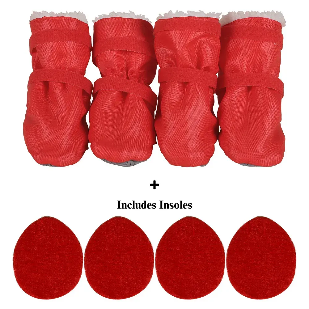 Red Pet Booties