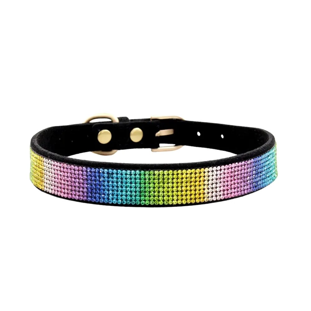 Black Adjustable Dog Collars