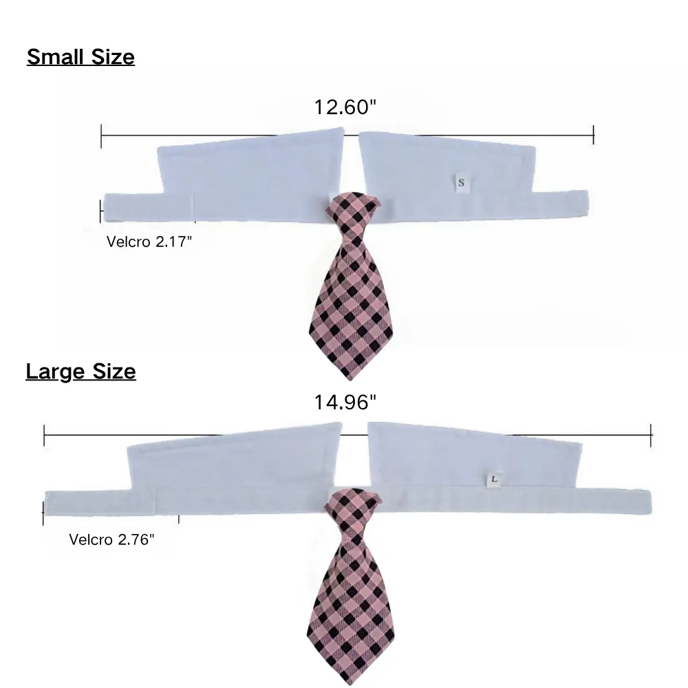 plaid pet collar