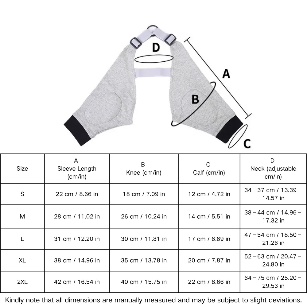 Dog Recovery Suit size