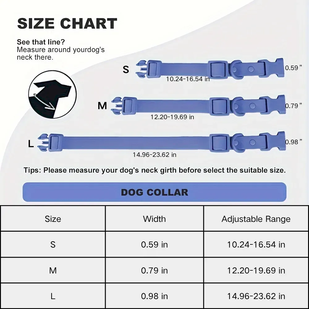 dog collar size